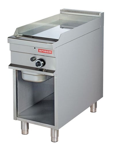 ARİSCO 40 LIK GAZLI IZGARA CE BELGELİ ALT AÇIK DOLAPLI PLEYT DÜZ YÜZEY 425x900x900