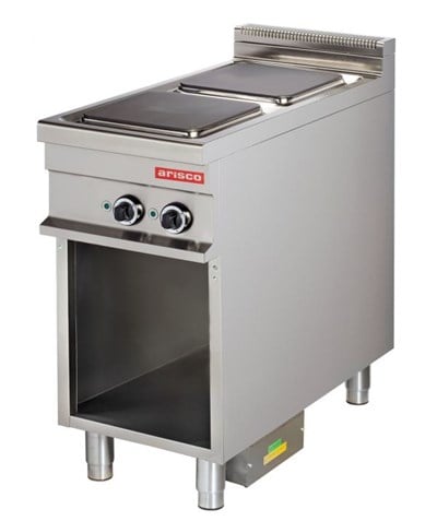 ARİSCO ELEKTRİKLİ 2 Lİ OCAK ALT AÇIK DOLAPLI ER911 425*900*900 PROFESYONEL 7 POZİSYONLU ISITMA