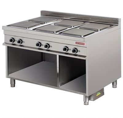 ARİSCO ELEKTRİKLİ 6 LI OCAK FIRINSIZ ALT AÇIK DOLAPLI ER931 1275*900*900