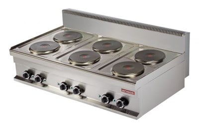 ARİSCO SET ÜSTÜ ELEKTRİKLİ OCAK 6 PLEYTLİ ER731S