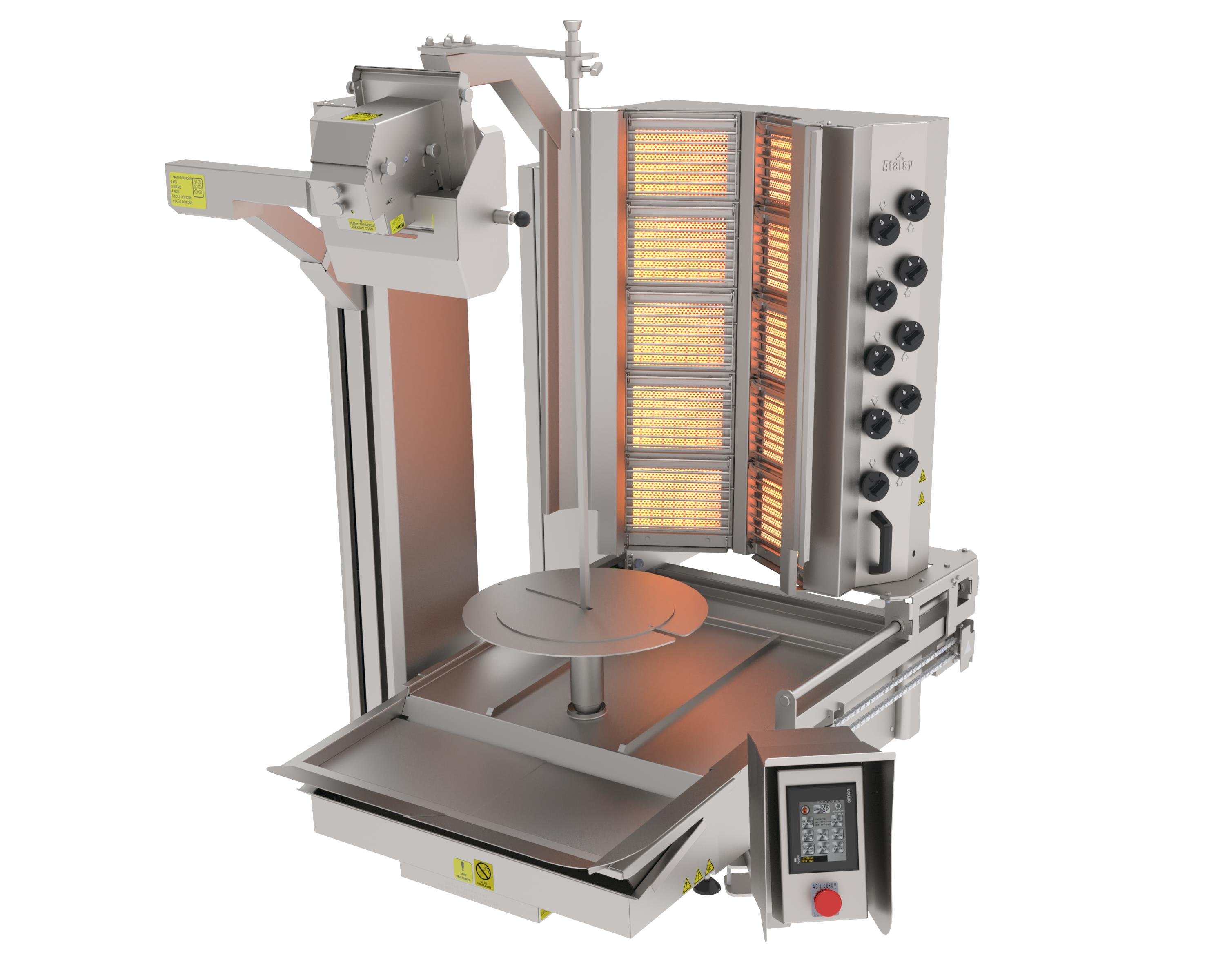 Atalay Döner Robotu 10 Gözlü Gazlı Ce Belgeli Geniş Kesim ADR-10G-GKAtalay Endüstriyel Mutfak EkipmanlarıAtalay Döner Robotu 10 Gözlü Gazlı Ce Belgeli Geniş Kesim ADR-10G-GKGazlı Döner RobotlarıAtalay Döner Robotu 10 Gözlü Gazlı Ce Belgeli Geniş Kesim ADR-10G-GK