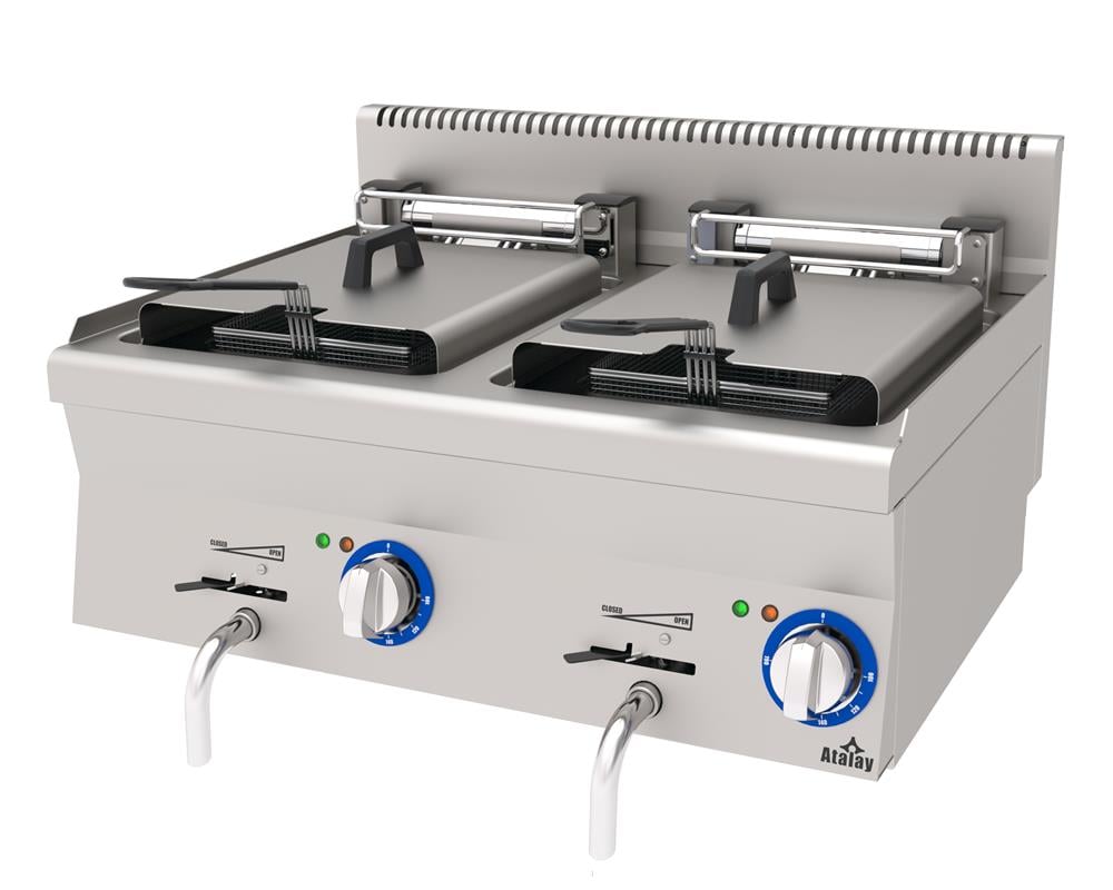 Atalay Elektrikli Fritöz 24 Litre Çiftli Fritöz 80x60x30 E AEF-860Atalay Endüstriyel Mutfak EkipmanlarıAtalay Elektrikli Fritöz 24 Litre Çiftli Fritöz 80x60x30 E AEF-860Elektrikli FritözlerAtalay Elektrikli Fritöz 24 Litre Çiftli Fritöz 80x60x30 E AEF-860