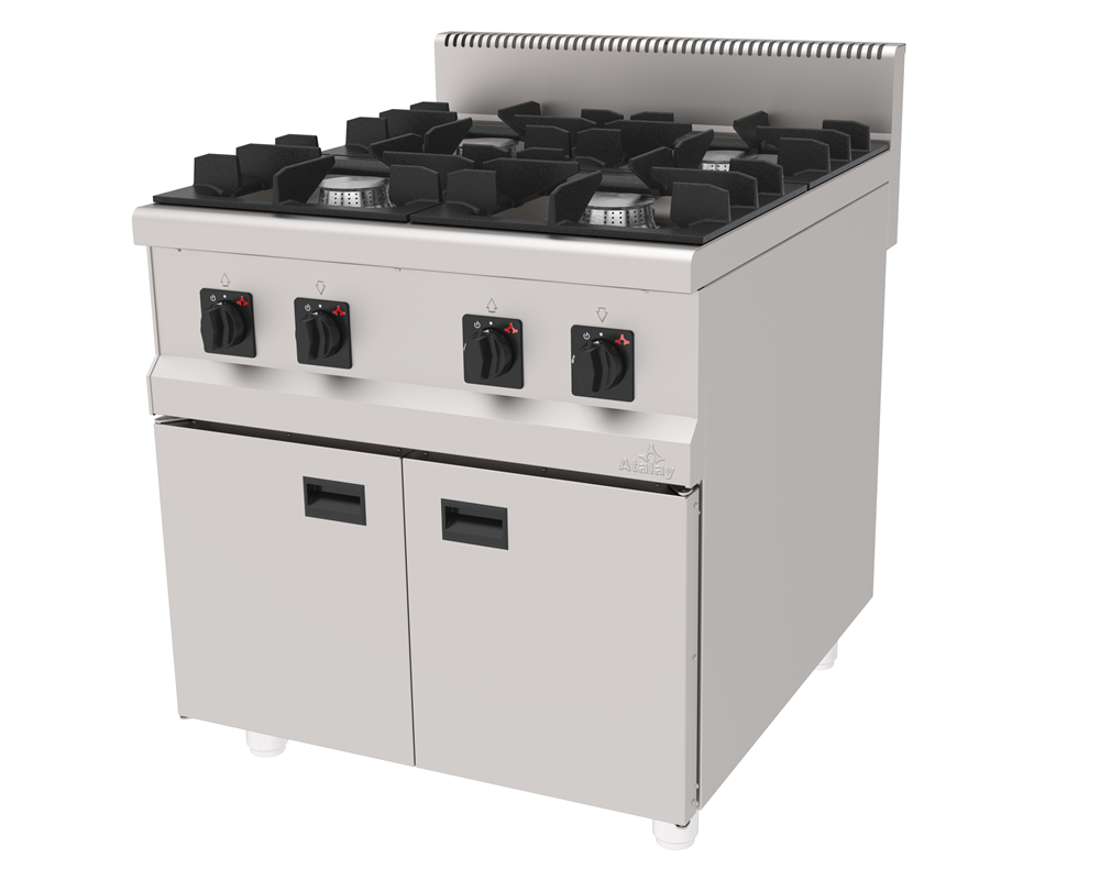 Atalay Gazlı Ocak 4 lü Alt Dolaplı Ce Belgeli 80x90x85 AGO-890Atalay Endüstriyel Mutfak EkipmanlarıAtalay Gazlı Ocak 4 lü Alt Dolaplı Ce Belgeli 80x90x85 AGO-890Set Üstü Gazlı OcaklarAtalay Gazlı Ocak 4 lü Alt Dolaplı Ce Belgeli 80x90x85 AGO-890