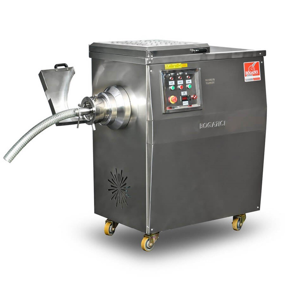 Boğaziçi 130 No Komple Krom Paslanmaz Soğutmalı Kıyma Makinesi BPKM 130 S - KariyermutfakBOĞAZİÇİ MAKİNABoğaziçi 130 No Komple Krom Paslanmaz Soğutmalı Kıyma Makinesi BPKM 130 SSOĞUTUCULU KIYMA MAKİNELERİBoğaziçi 130 No Komple Krom Paslanmaz Soğutmalı Kıyma Makinesi BPKM 130 S