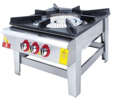 DRN 70X70 ÜÇ YANIŞLI GAZLI YER OCAĞI LPG VE GAZLI CE BELGELİ GAZMER ONAYLI 