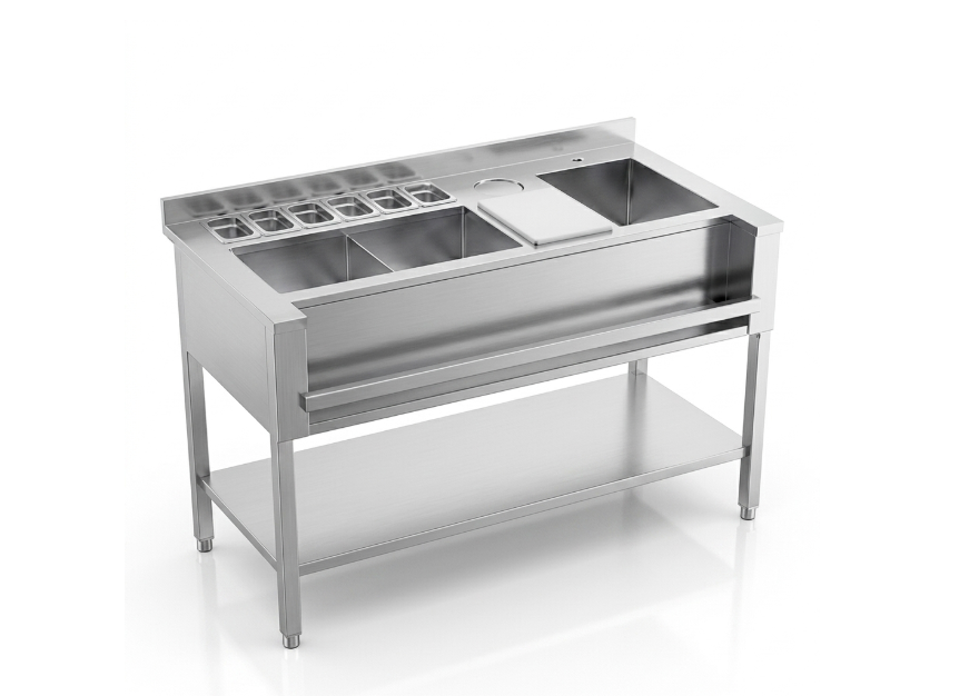 Ekofan Taban Raflı Kokteyl İstasyonu 140x70x90 Cm EKF-KT-2EKOFANEkofan Taban Raflı Kokteyl İstasyonu 140x70x90 Cm EKF-KT-2ENDÜSTRİYEL MUTFAKEkofan Taban Raflı Kokteyl İstasyonu 140x70x90 Cm EKF-KT-2