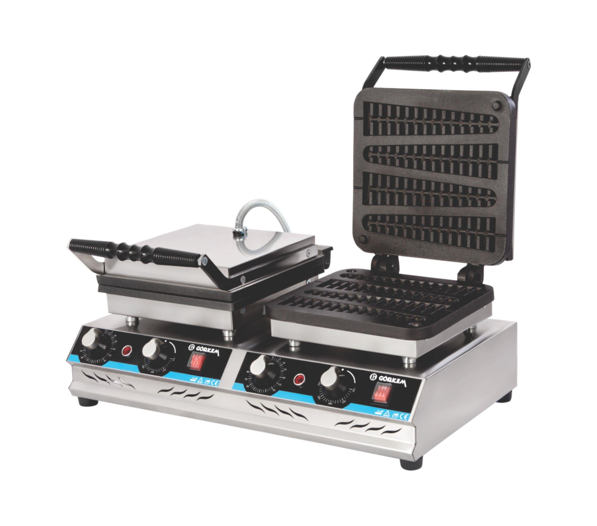 Görkem Çiftli Çubuk Waffle Makinesi Elektrikli 1570GÖRKEM Görkem Çiftli Çubuk Waffle Makinesi Elektrikli 1570Waffle MakineleriGörkem Çiftli Çubuk Waffle Makinesi Elektrikli 1570