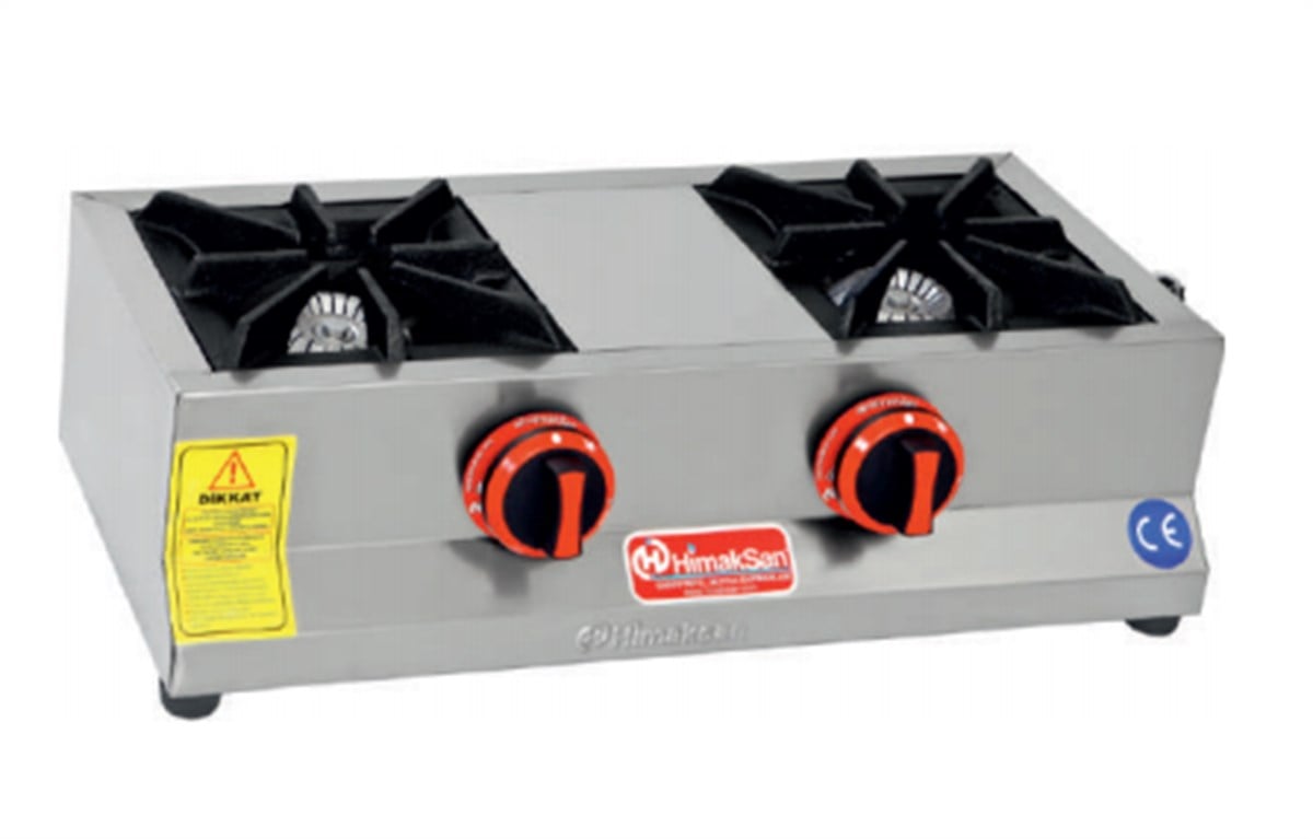 HİMAKSANHimaksan 2,li  Ocak Set Üstü Gaz VE Lpg Ce Belgeli Ekonomik 60X30X14SET ÜSTÜ OCAKLAR Himaksan 2,li  Ocak Set Üstü Gaz VE Lpg Ce Belgeli Ekonomik 60X30X14