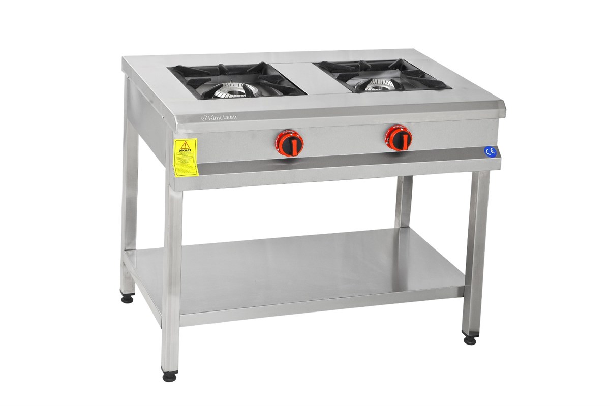 HİMAKSAN 2,Lİ TABAN RAFLI YER OCAĞI GAZLI CE BELGELİ 95X50X85