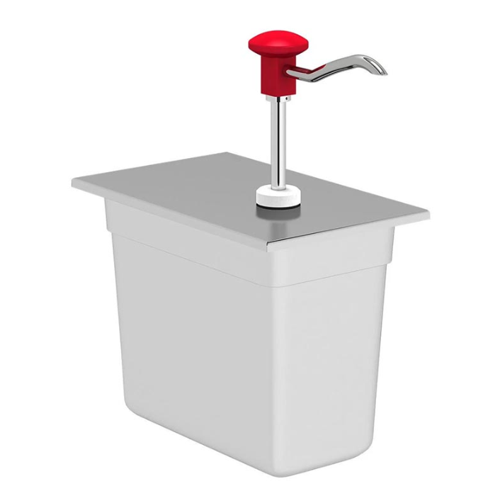 KALANDO Paslanmaz Çelik Gastronorm Kollu 5.25 Litre Sos Pompası GN 1/4KALANDOKALANDO Paslanmaz Çelik Gastronorm Kollu 5.25 Litre Sos Pompası GN 1/4Sos PompasıKALANDO Paslanmaz Çelik Gastronorm Kollu 5.25 Litre Sos Pompası GN 1/4