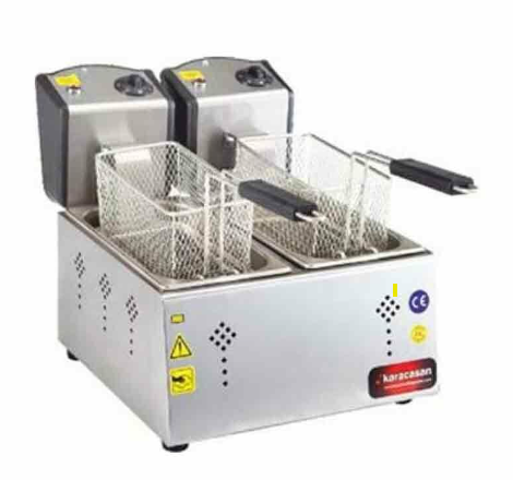 Karacasan Elektrikli Ekonomik Fritöz 3+3 Litre 37x36x20 cm KRCS-EFE 33KARACASANKaracasan Elektrikli Ekonomik Fritöz 3+3 Litre 37x36x20 cm KRCS.EFE.33Ekonomik FritözlerKaracasan Elektrikli Ekonomik Fritöz 3+3 Litre 37x36x20 cm KRCS.EFE.33