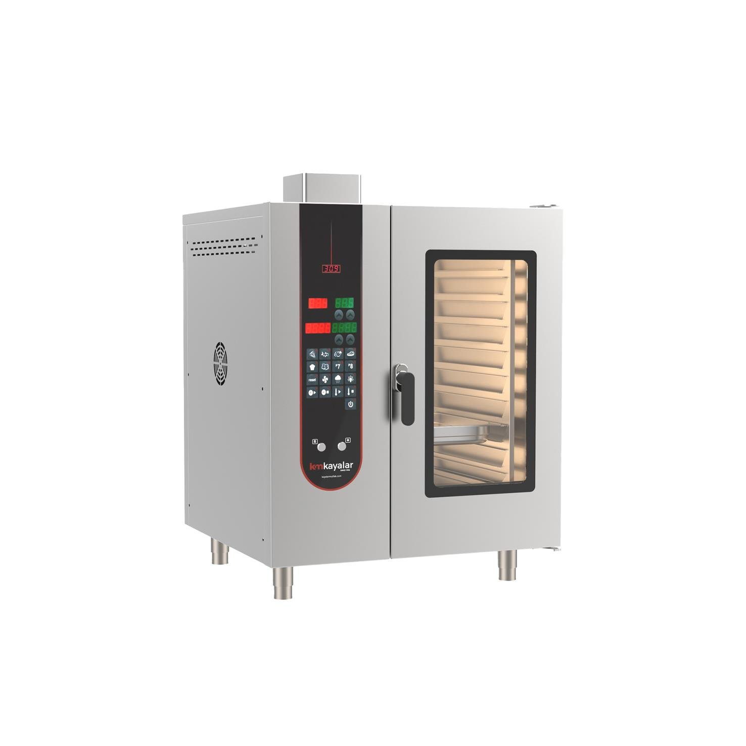 Kayalar 10 Tepsili Dijital Elektrikli Konveksiyonlu Fırın GN 1/1 KEKF10DKAYALARKayalar 10 Tepsili Dijital Elektrikli Konveksiyonlu Fırın GN 1/1 KEKF10DKonveksiyonel FırınlarKayalar 10 Tepsili Dijital Elektrikli Konveksiyonlu Fırın GN 1/1 KEKF10D