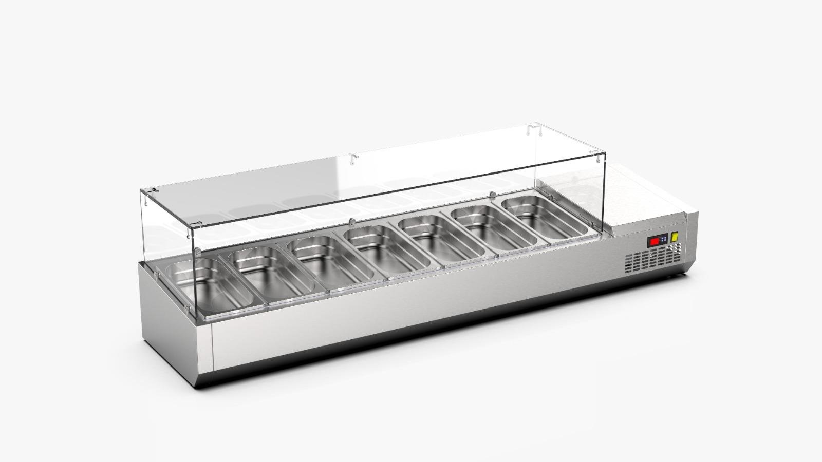 Ndustrio Camlı Set Üstü Saladbar Soğutmalı GN 1/4 7 Küvetli TTR-150-GCNDUSTRİONdustrio Camlı Set Üstü Saladbar Soğutmalı GN 1/4 7 Küvetli TTR-150-GCSet Üstü Saladbar ve Sushi DolaplarıNdustrio Camlı Set Üstü Saladbar Soğutmalı GN 1/4 7 Küvetli TTR-150-GC