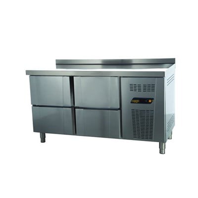N'DUSTRİO TPG-72-4D TEZGAH TİP 2 KAPILI GASTRONORM BUZDOLABI-4 ÇEKMECELİ