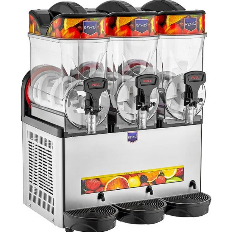 Remta 36 Litre 3'lü İce Slush Soğuk İçecek Makinesi ST27REMTARemta 36 Litre 3'lü İce Slush Soğuk İçecek Makinesi ST27Soğuk İçecek EkipmanlarıRemta 36 Litre 3'lü İce Slush Soğuk İçecek Makinesi ST27