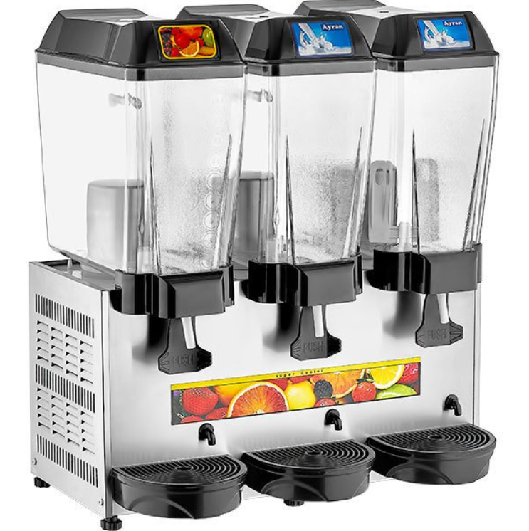 Remta 3'lü Şerbet+Ayran+Ayran Soğutucu 20x3 Litre ST19REMTARemta 3'lü Şerbet+Ayran+Ayran Soğutucu 20x3 Litre ST19Soğuk İçecek EkipmanlarıRemta 3'lü Şerbet+Ayran+Ayran Soğutucu 20x3 Litre ST19