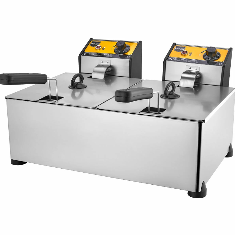 Remta 5x2 Litre Çift Kapaklı Fritöz Elektrikli R93REMTARemta 5x2 Litre Çift Kapaklı Fritöz Elektrikli R93FRİTÖZLERRemta 5x2 Litre Çift Kapaklı Fritöz Elektrikli R93