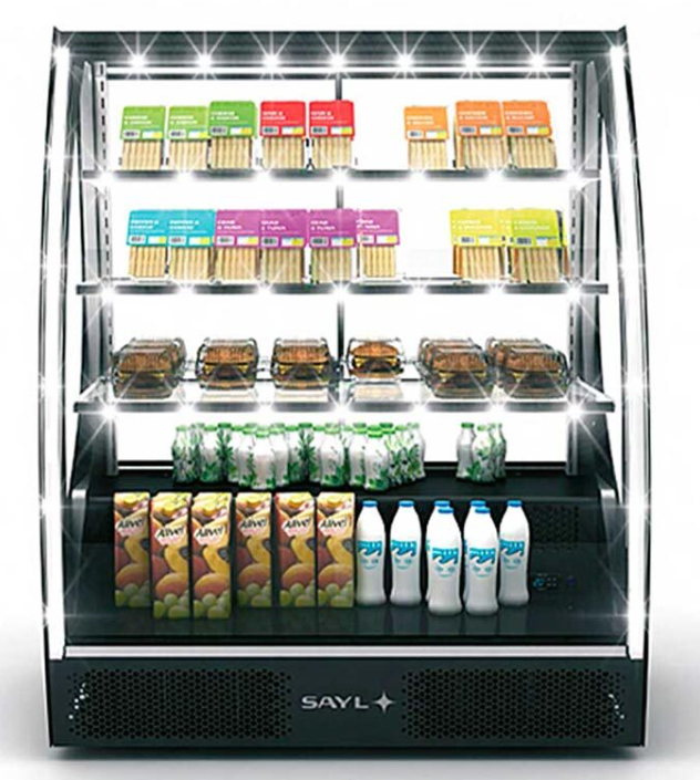 SAYLSayl Pak Line Curvada Soğuk Teşhir Dolabı 101x62x1Dik Tip Teşhir Dolabı Sayl Pak Line Curvada Soğuk Teşhir Dolabı 101x62x1