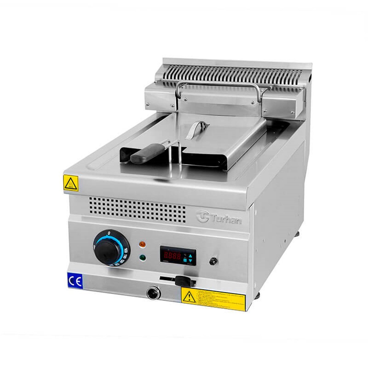 Turhan Çelik 40 lık Tekli Elektrikli Dijital FritözTURHAN ÇELİKTurhan Çelik 8 Litre 40 lık Tekli Elektrikli Dijital FritözElektrikli FritözlerTurhan Çelik 8 Litre 40 lık Tekli Elektrikli Dijital Fritöz