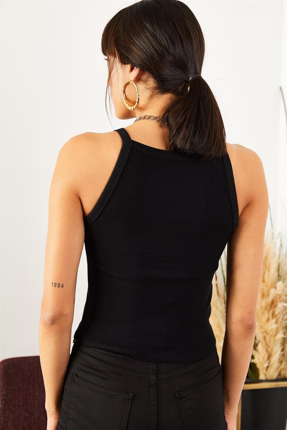 Askılı Kaşkorse Body Siyah
