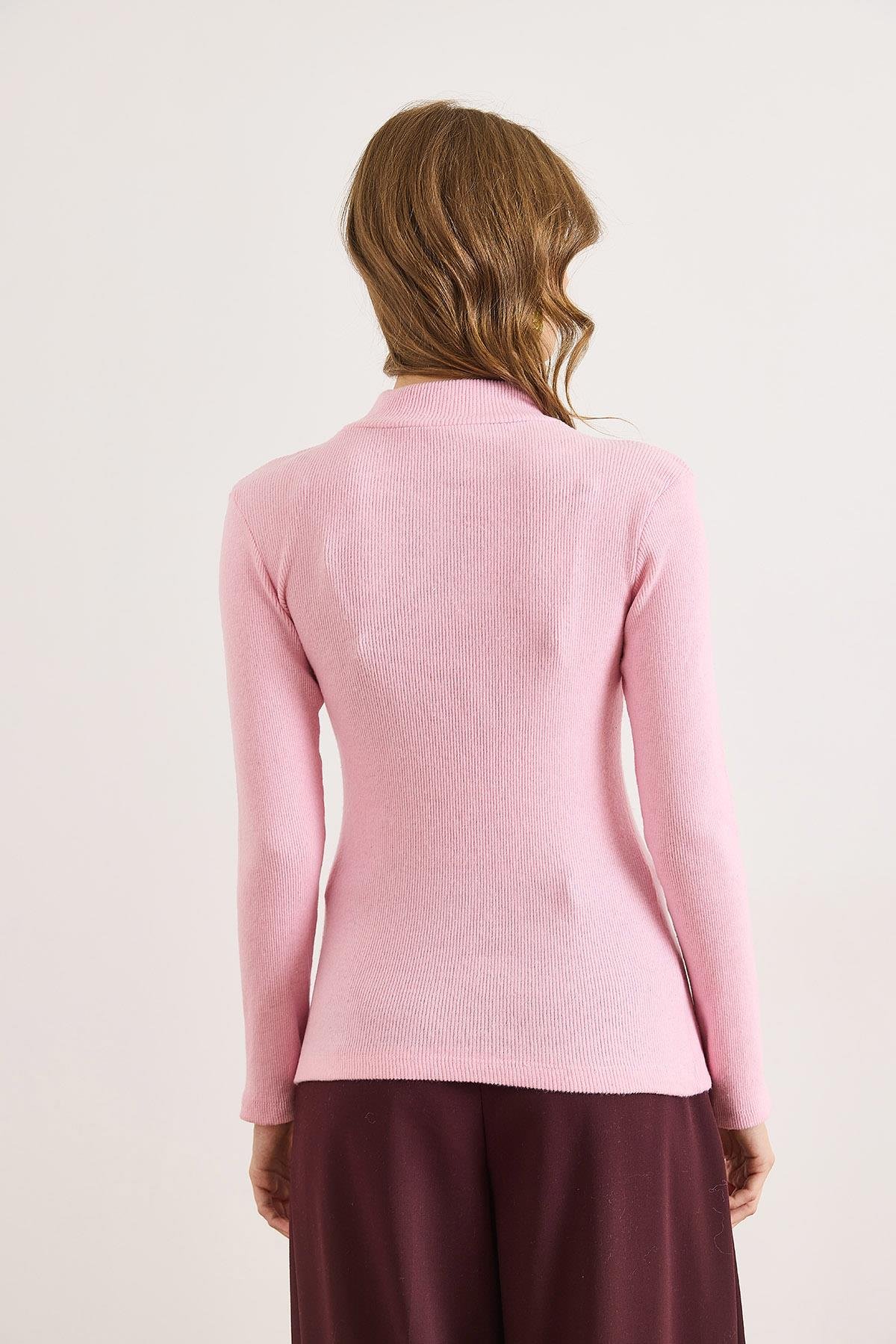 Yarım Balıkçı Şardonlu Kaşkorse Body Şeker Pembe