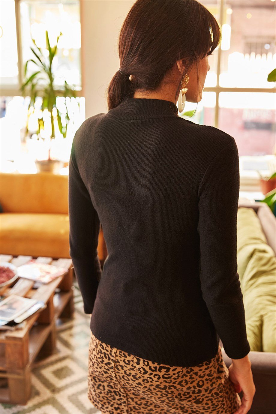 Yarım Balıkçı Şardonlu Kaşkorse Body Siyah