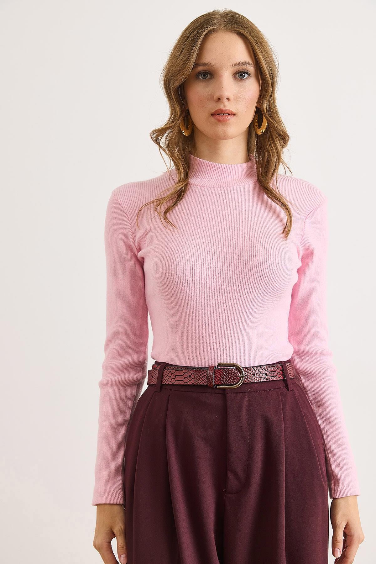 Yarım Balıkçı Şardonlu Kaşkorse Body Şeker Pembe