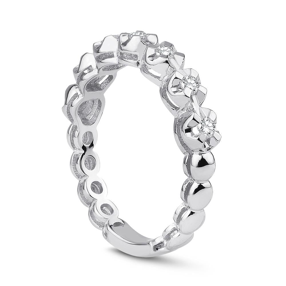 0.23 Karat Pırlanta Yarımtur Yüzük