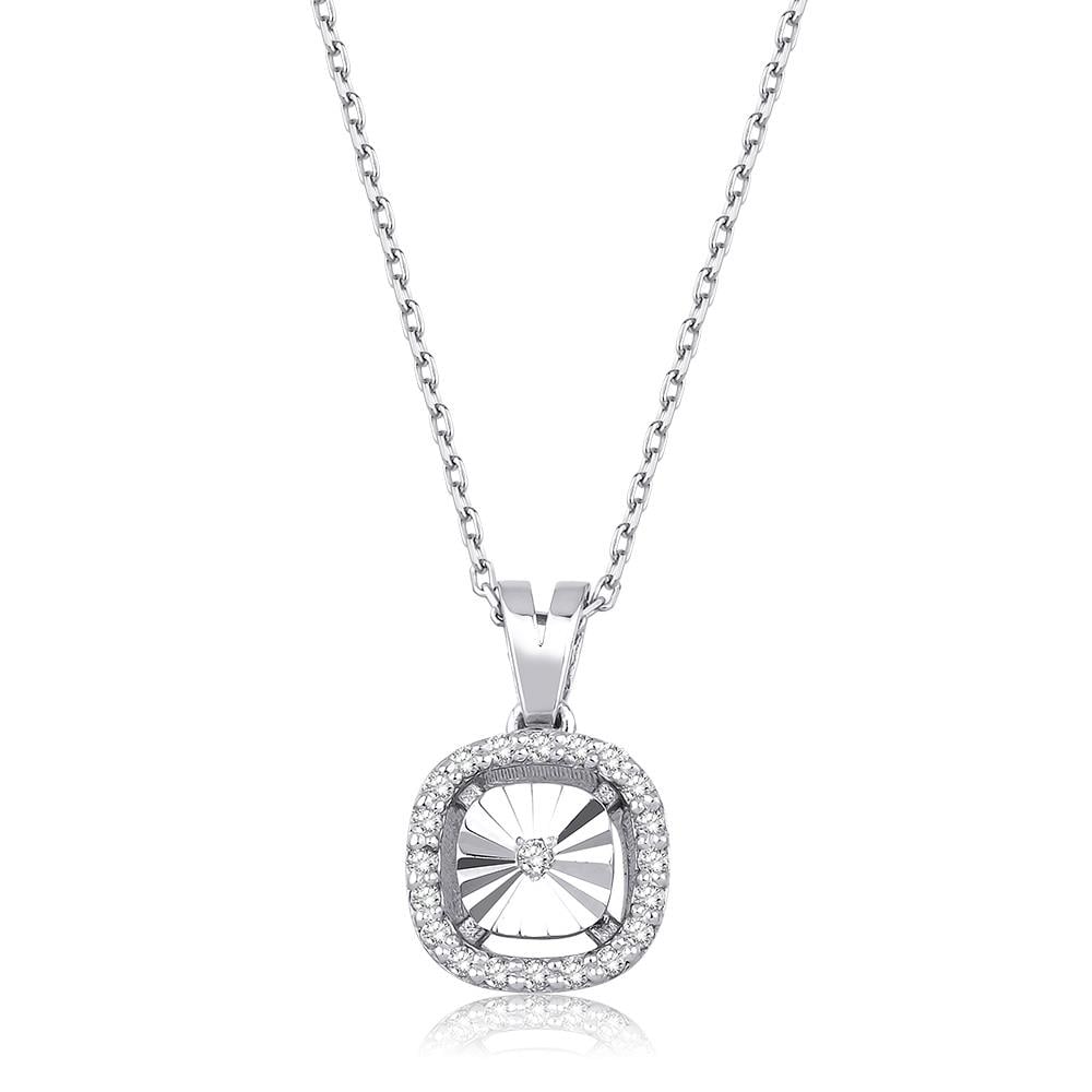 0.09 Ct Pırlanta Tasarım Kolye