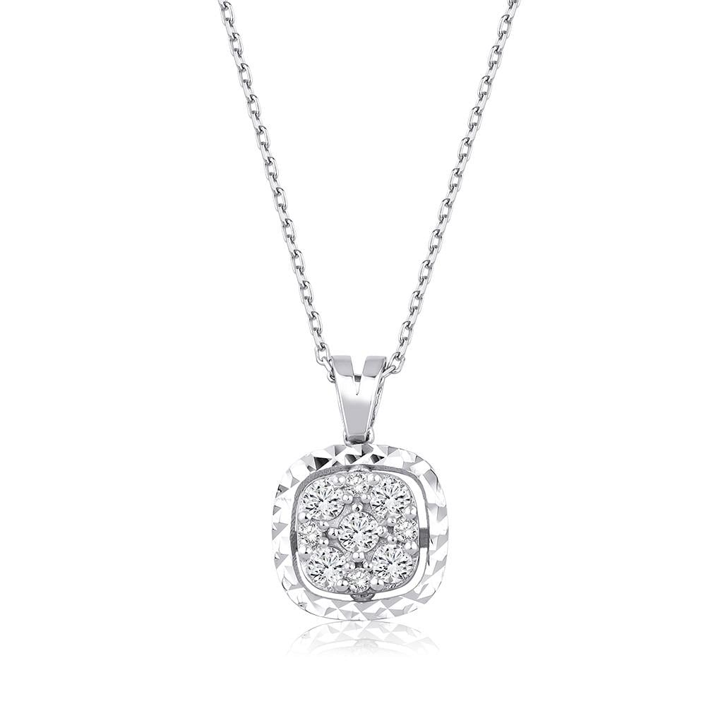 0.19 Ct Pırlanta Tasarım Kolye