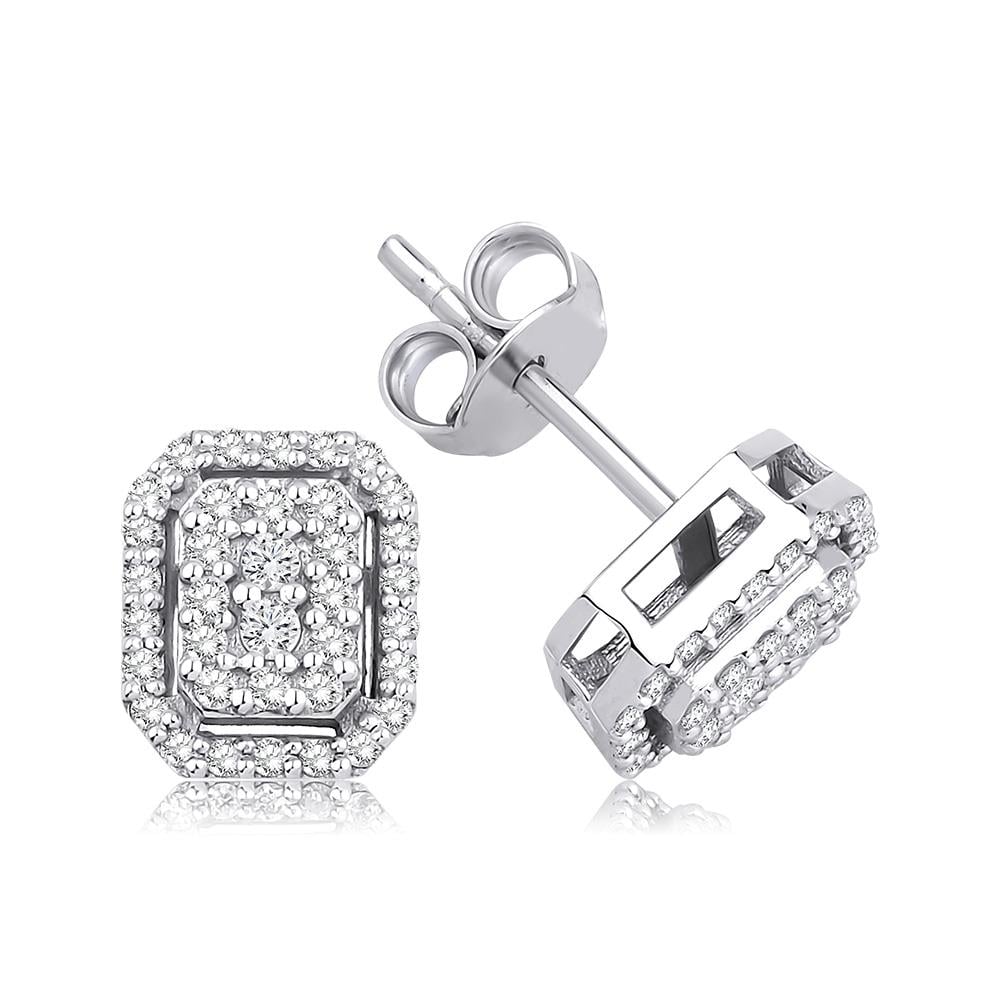 0.30 Ct Pırlanta Tasarım Küpe