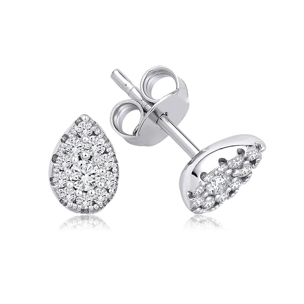 0.36 Ct Pırlanta Tasarım Küpe