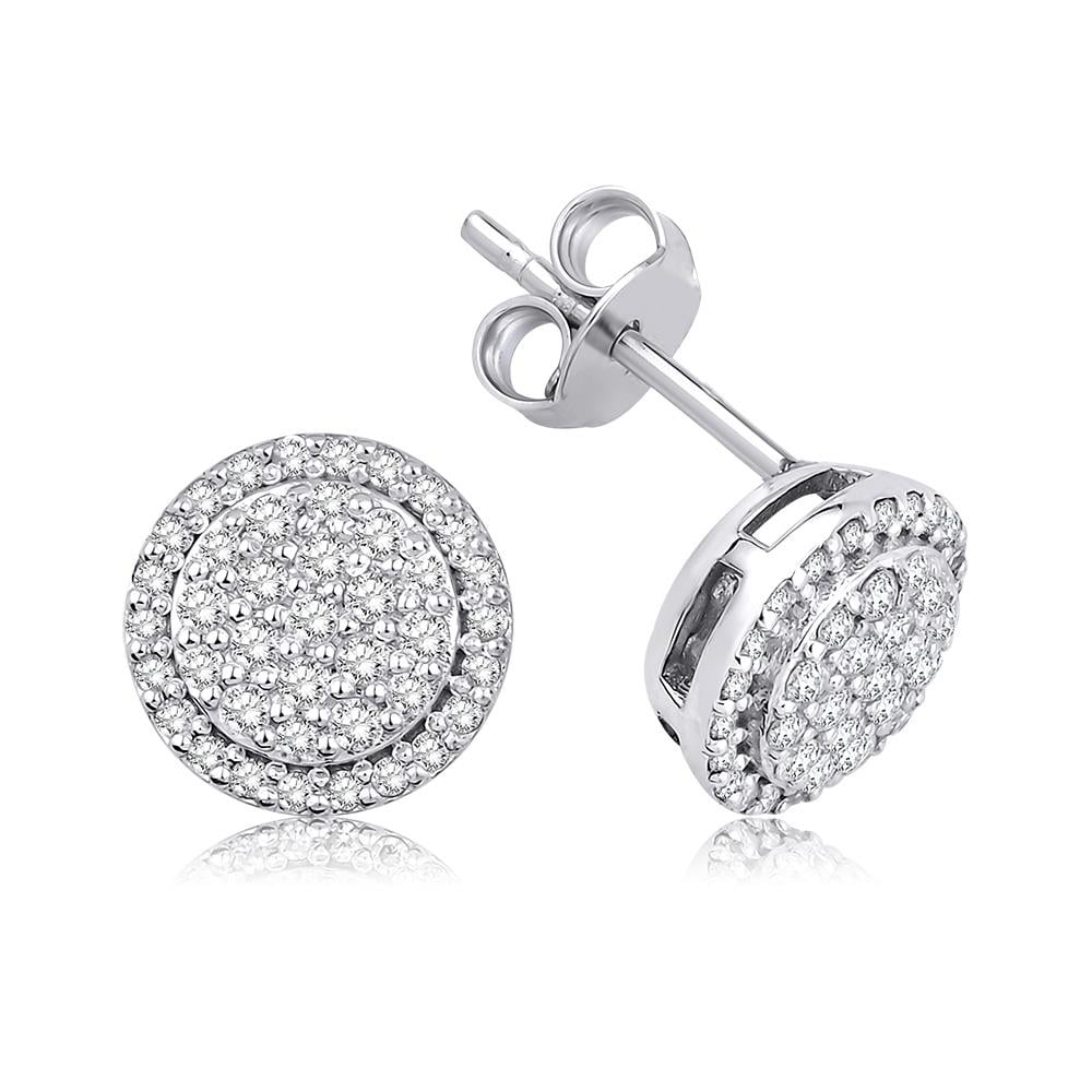 0.36 Ct Pırlanta Tasarım Küpe