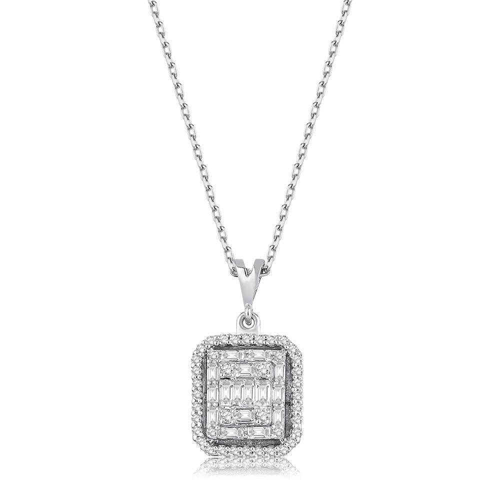 0.39 Ct Pırlanta Tasarım Kolye
