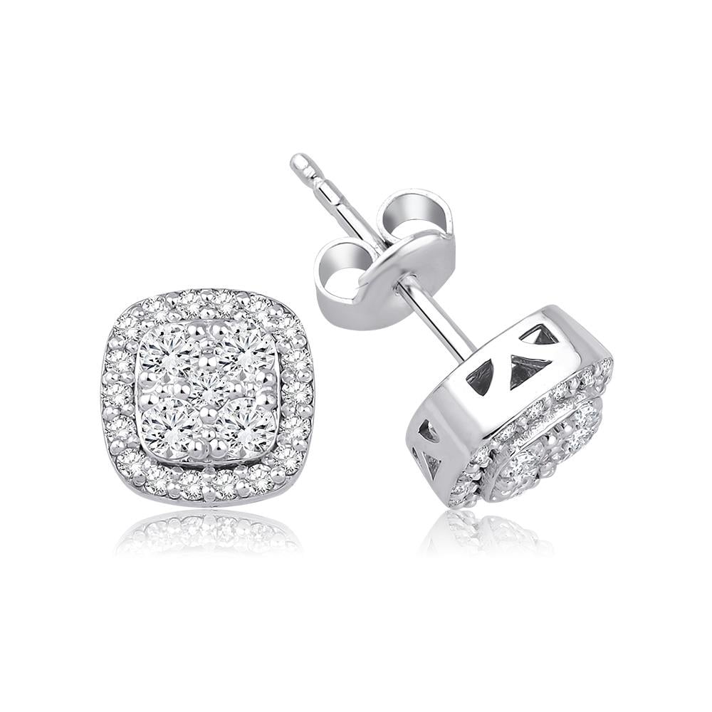 0.56 Ct Pırlanta Tasarım Küpe