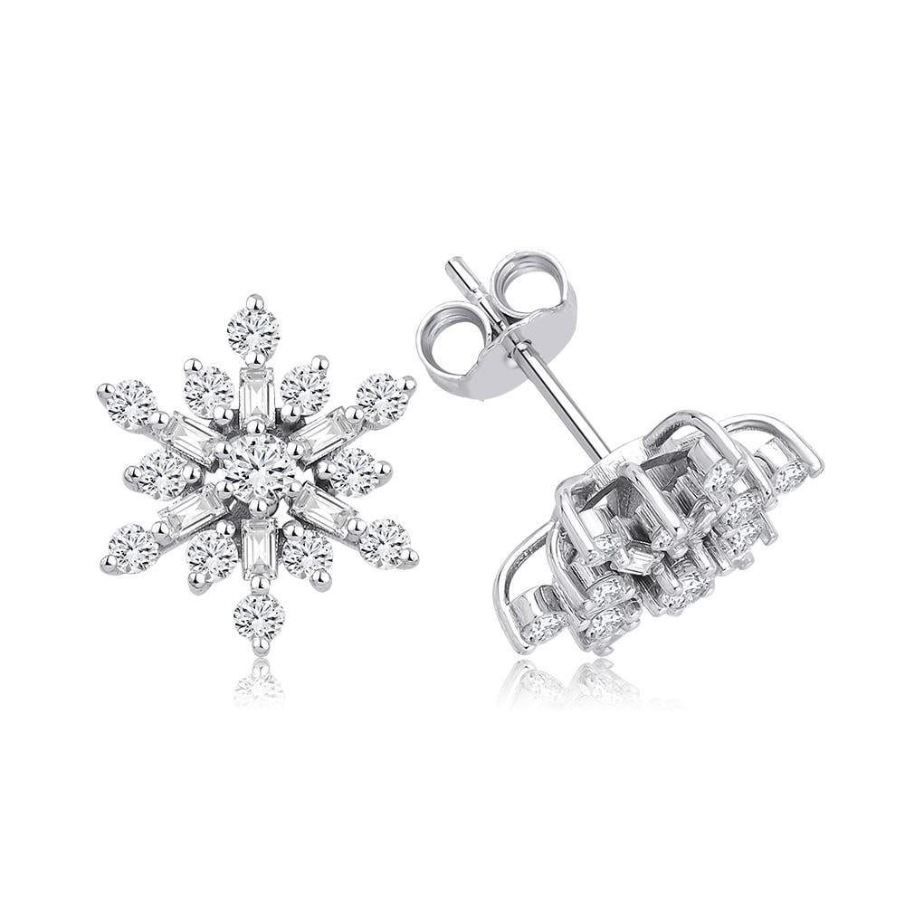 1.01 Ct Pırlanta Tasarım Küpe