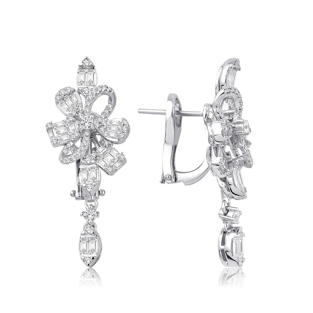 1.40 Ct Pırlanta Tasarım Küpe