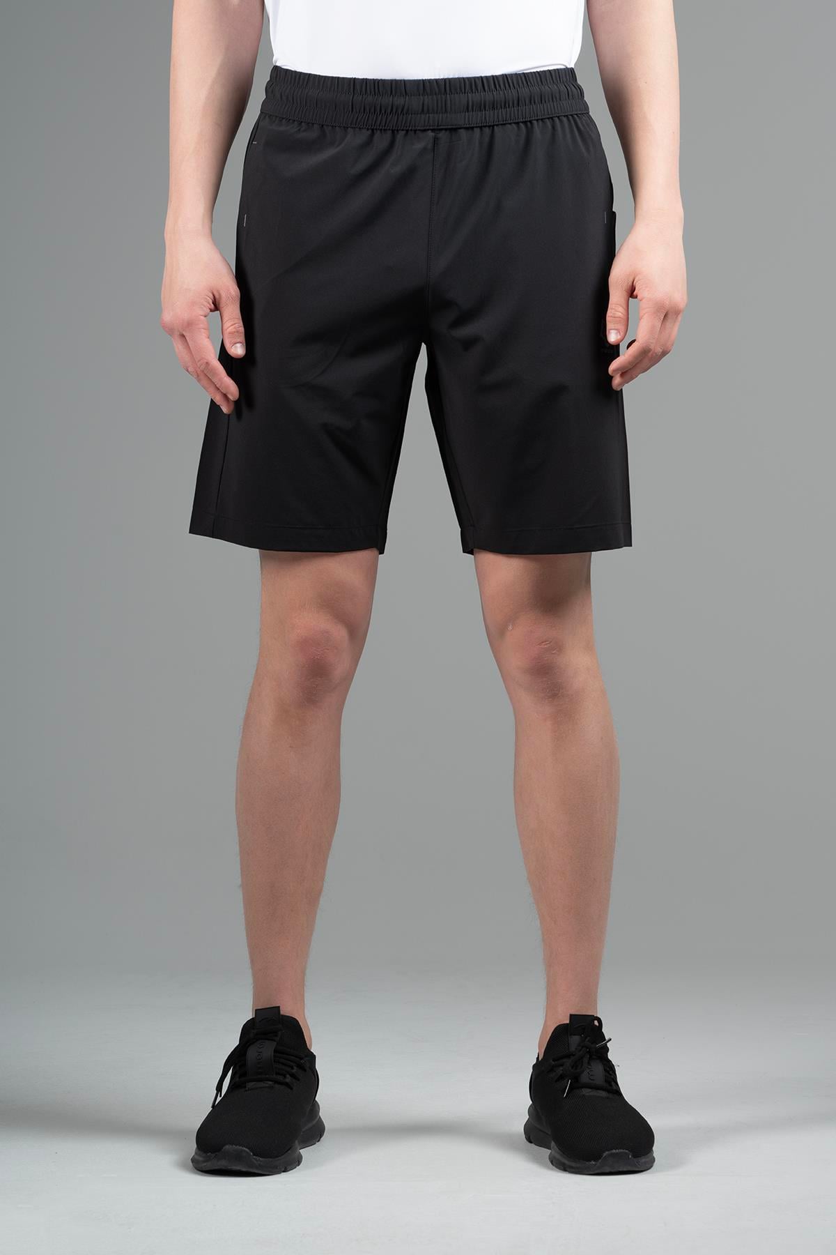 Maraton Active Regular Erkek  Şort  Basic Siyah Şort 22667