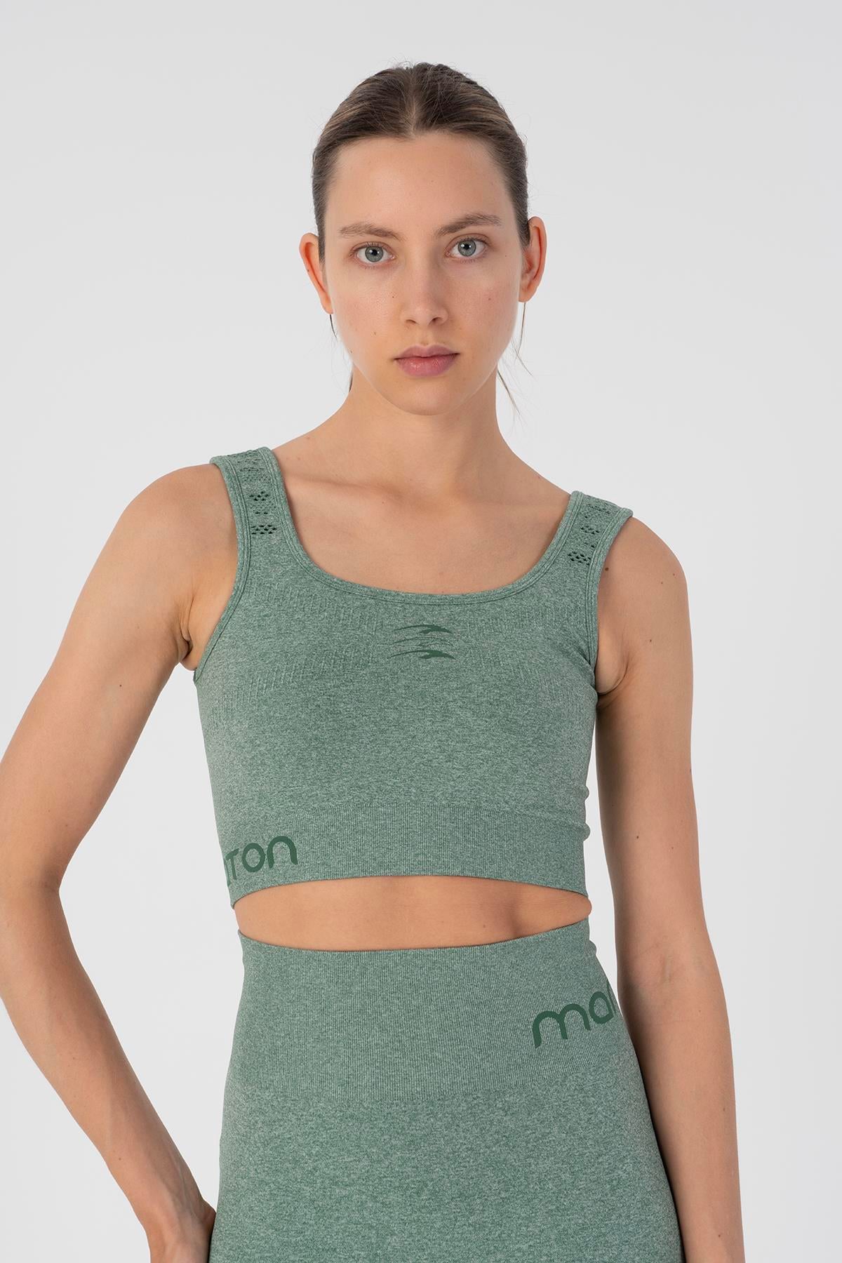 Maraton Active SlimFit Kadın Düz Yaka  Kolsuz Koşu  Bra 813095
