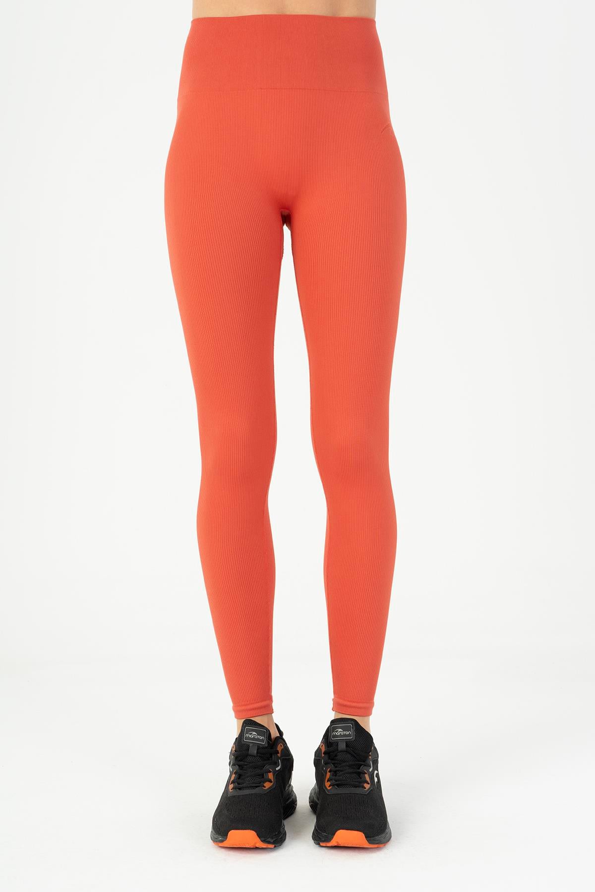Maraton Active SlimFit Kadın    Koşu Kiremit Tayt 812095