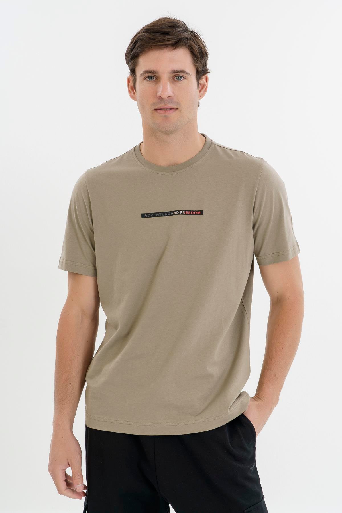Maraton Regular Erkek Bisiklet Yaka  Kısa Kol  T-shirt 23692