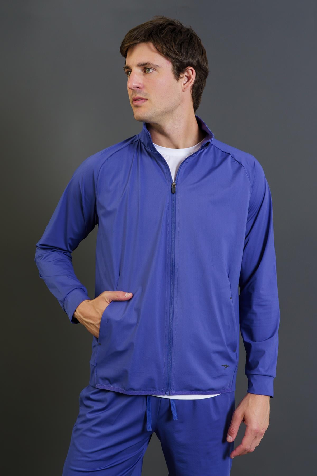 Maraton Regular Erkek Dik Yaka  Reglan Kol  Eşofman Üstü 23801