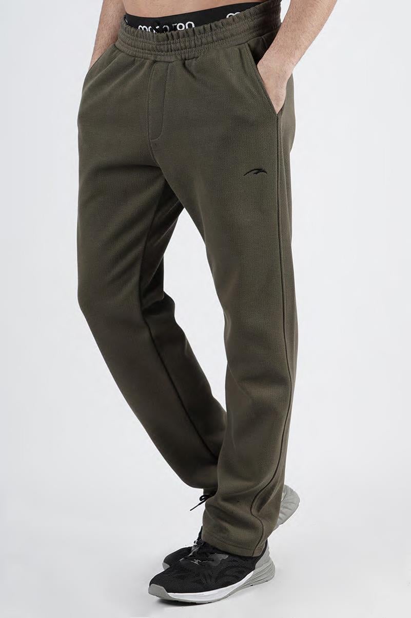 Maraton Sportswear Regular Erkek    Basic Haki Eşofman Altı 18042