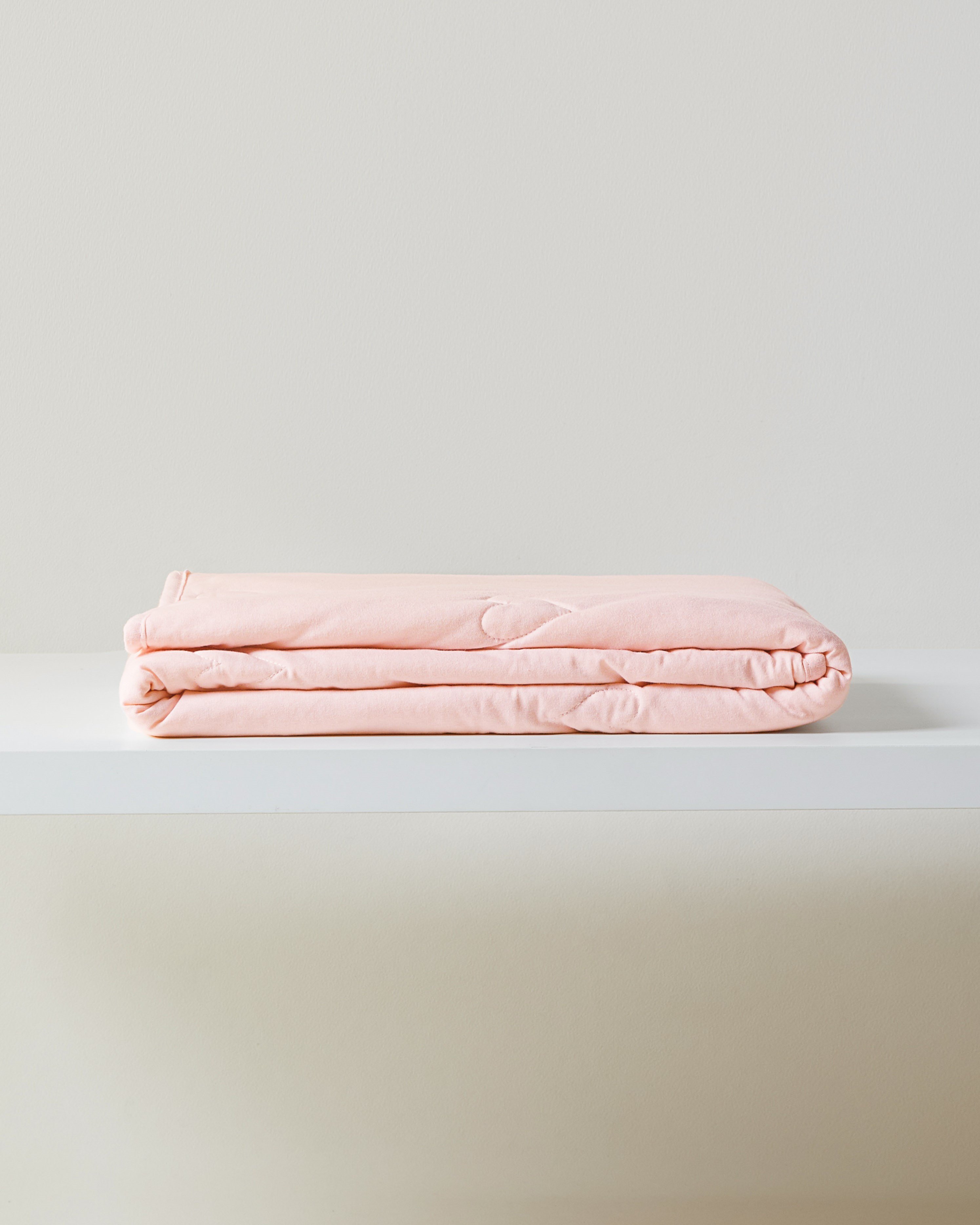 %100 Pamuk Penye Pembe Kalp Nakışlı Bebek Çok Amaçlı Örtü 90 x 120 cm
