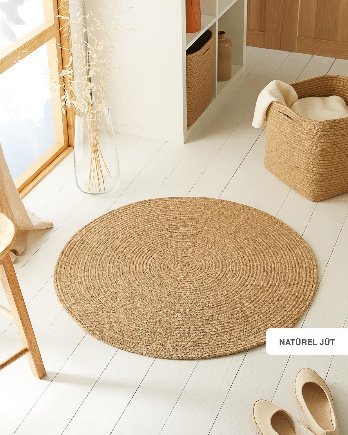 Jüt Halı Kilim Ø 80 cm