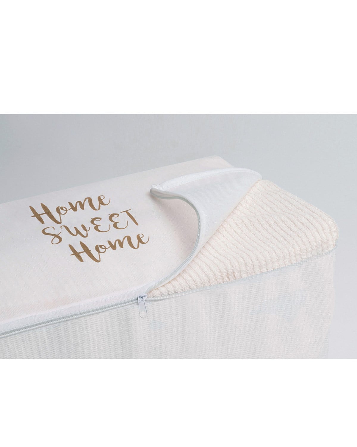 OCEAN HOME Beyaz Renk Baskılı Hurç Set 2'li