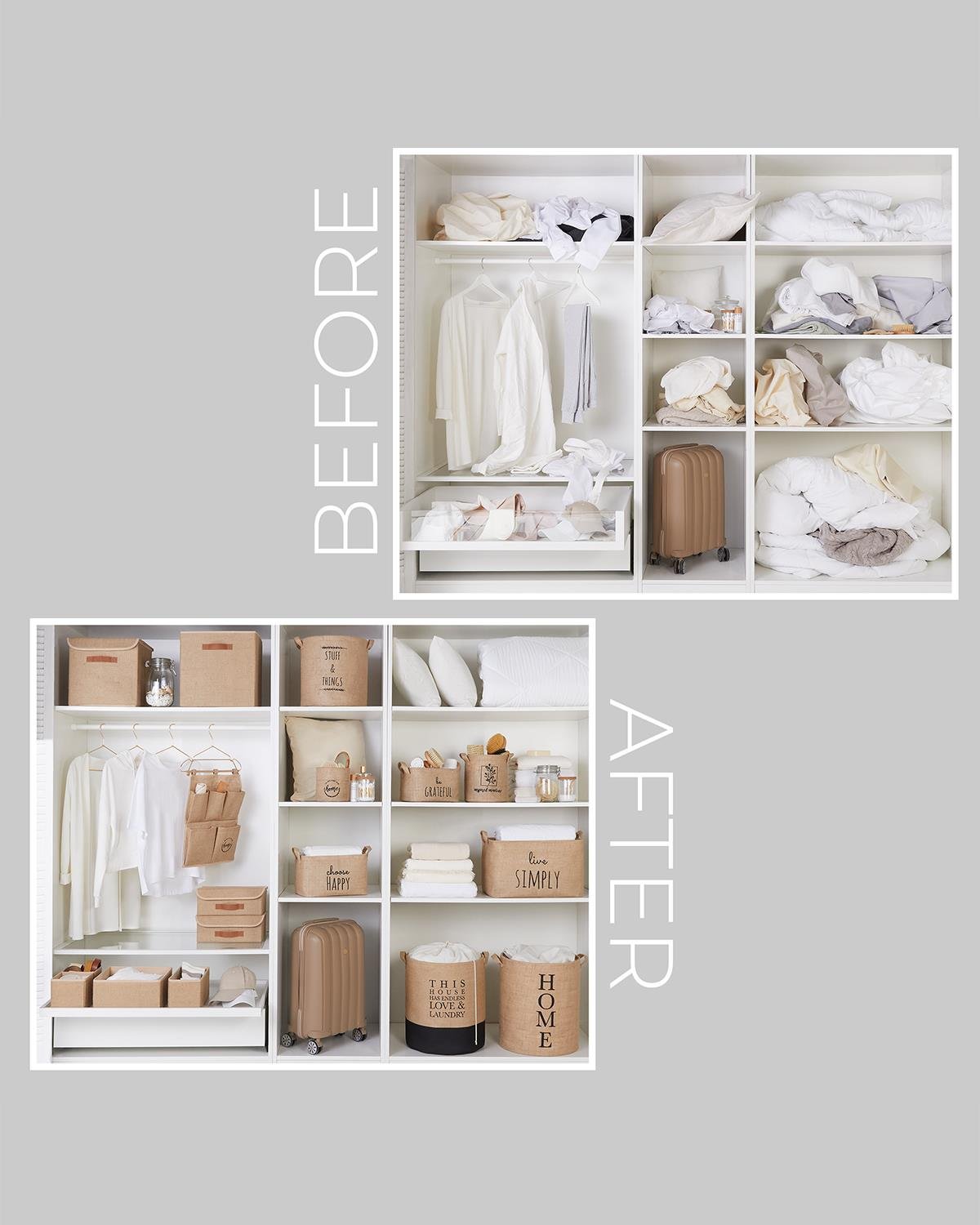 Ocean Home Textile 7'li Jüt Sepet Set