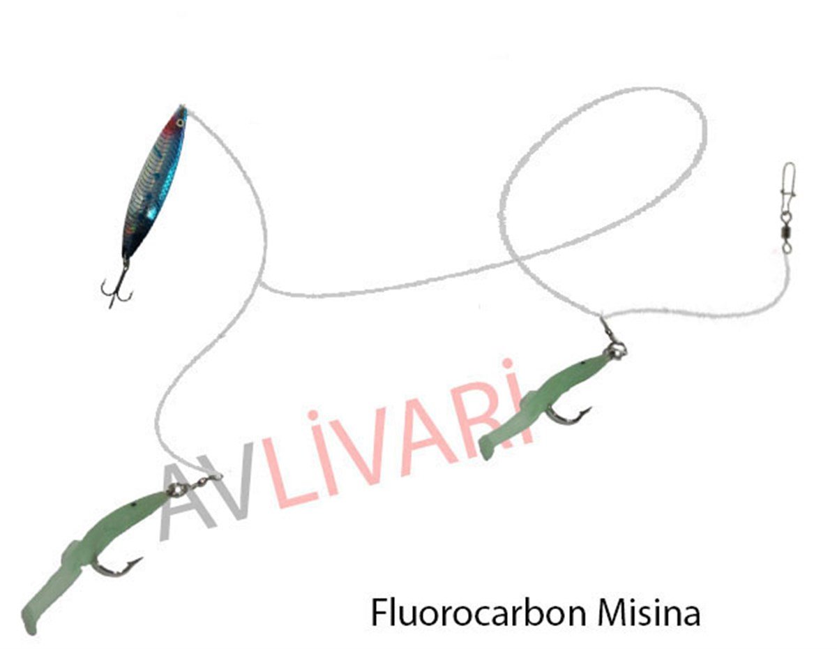 Fladen Nidingen Kaşık Çiftli Ragot Levrek Lüfer Spin Takım