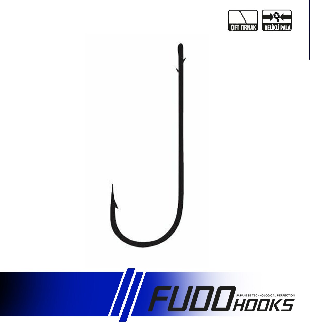 FUDO 6111  WORM BLACK NIKEL KANCA