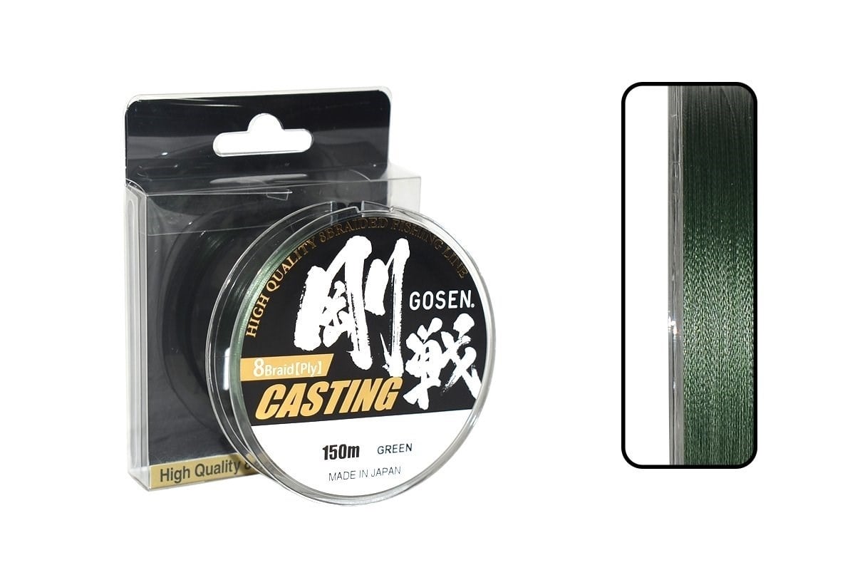 Gosen W8 Casting Yeşil 150mt Spin Lrf İp Misina